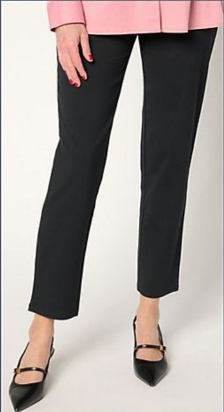 Women With Control Size Med Black 86/14 Slim Leg Pants A676423 NWOT